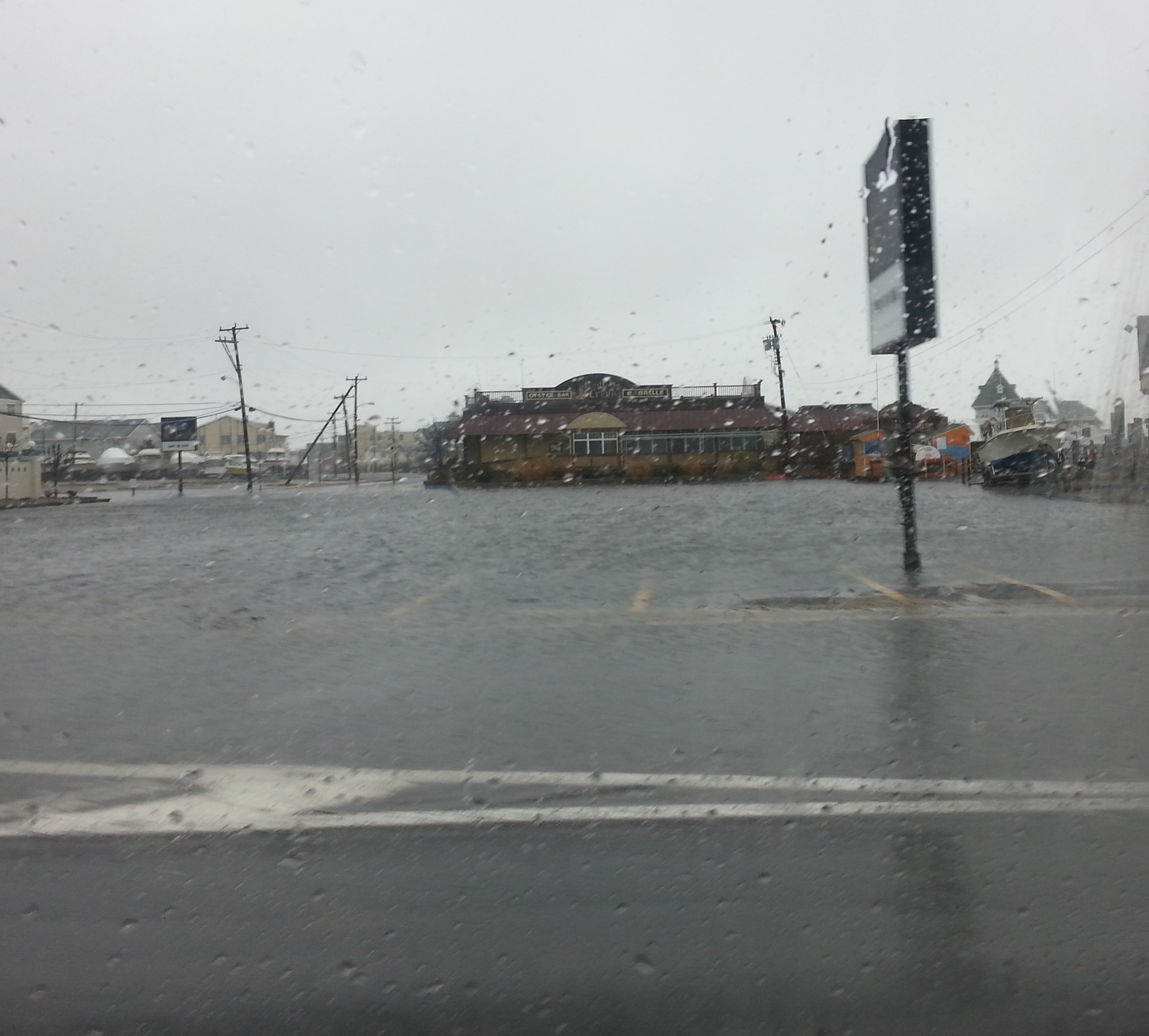 Beach creek flooding