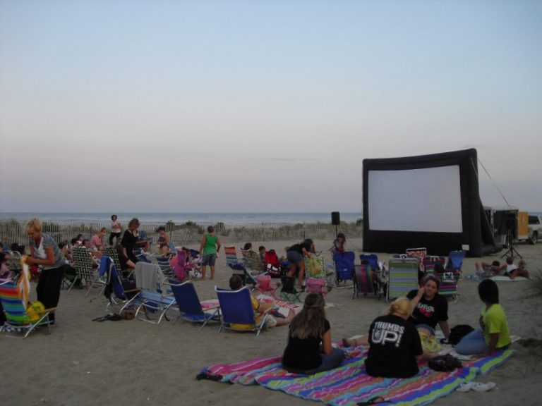 Movies on the Wildwood, NJ Beach this Sunday is cancelled. Watch The