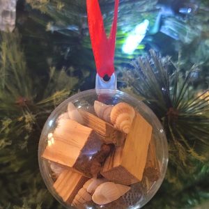 Authentic Real Wildwood NJ Boardwalk Wood Christmas Ornament