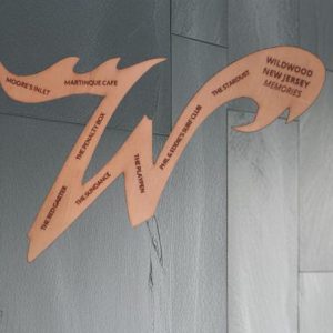 Wildwood New Jersey Memories with Unique Wildwood "W" Wall Art