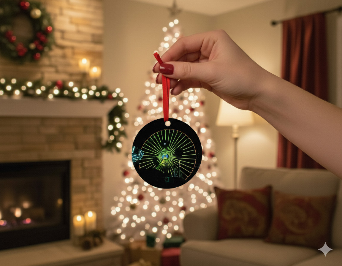 Wildwood Ferris Wheel Ornament Full Moon