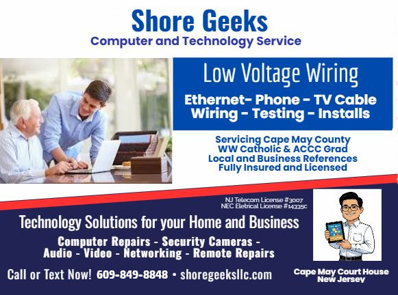 Shore Geeks LLC: Trusted Technology Solutions in Cape May Court House, NJ